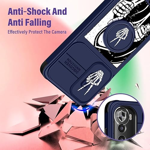 Miniatura 3 de Funda 2 en 1 para Moto G Power 5G 2023 para mujeres y niñas, linda funda de teléfono femenina, adolescente, niñas, diseño de dibujos animados de