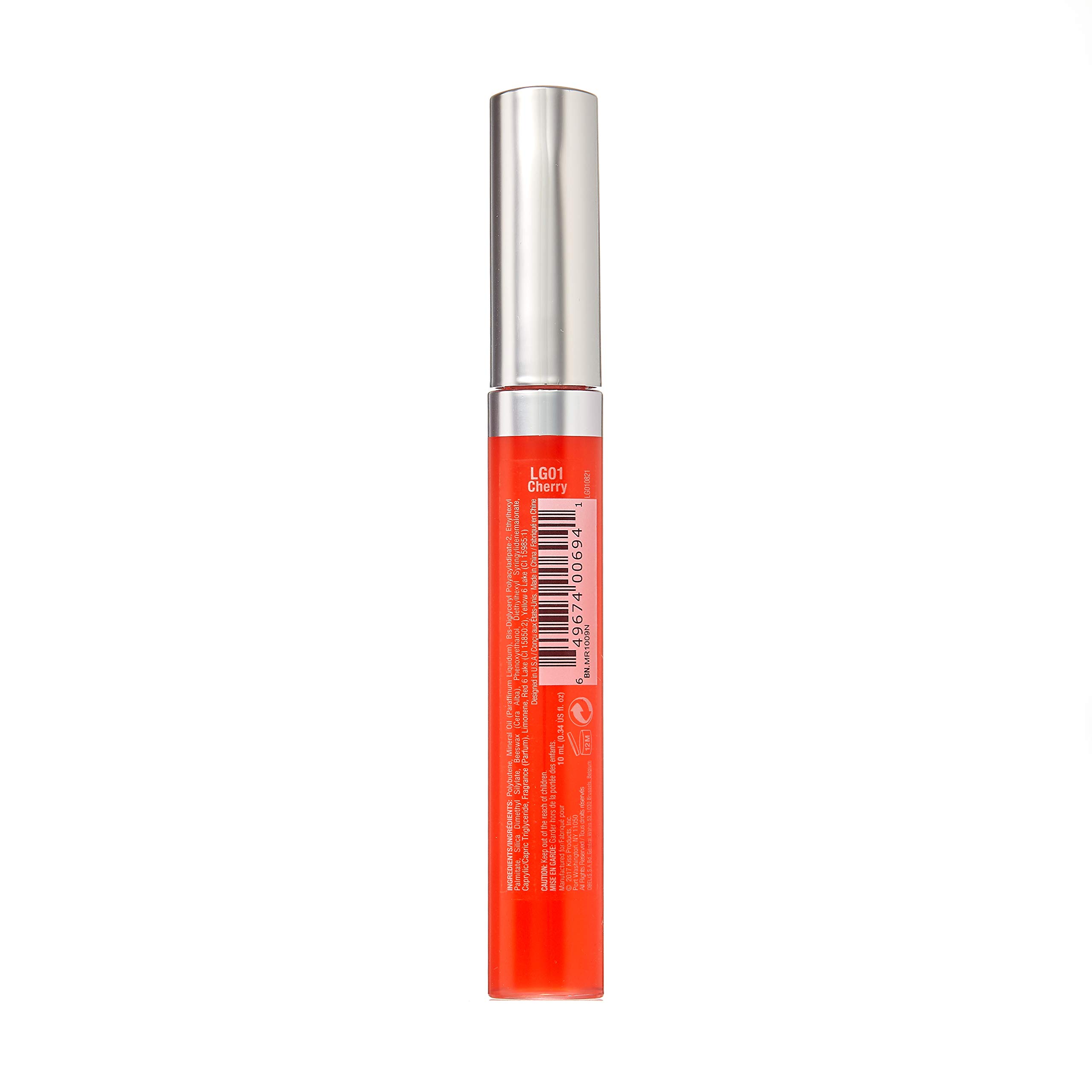 Amazon.com : Ruby Kisses Super Lip Gloss- LG01 (Cherry) : Beauty