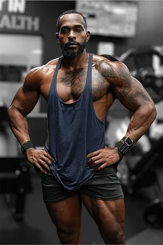 Miniatura 4 de Jed North Bodybuilding Stringer Gym Tank Top Singlet Racerback