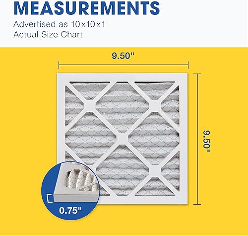 Miniatura 2 de Eco-Aire Filtro de aire plisado MERV 8 de Aerostar de 12 x 36 x 1 pulgadas, 11 78 x 35 78 x 34 pulgadas, caja de 4