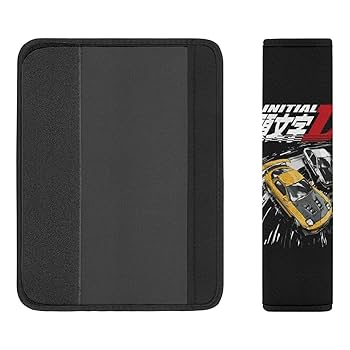 頭文字D 藤原とうふ店　藤原拓海　シートベルトクッション イニシャルD Amazon | 頭文字D イニシャルD 藤原とうふ店 シートベルトカバー