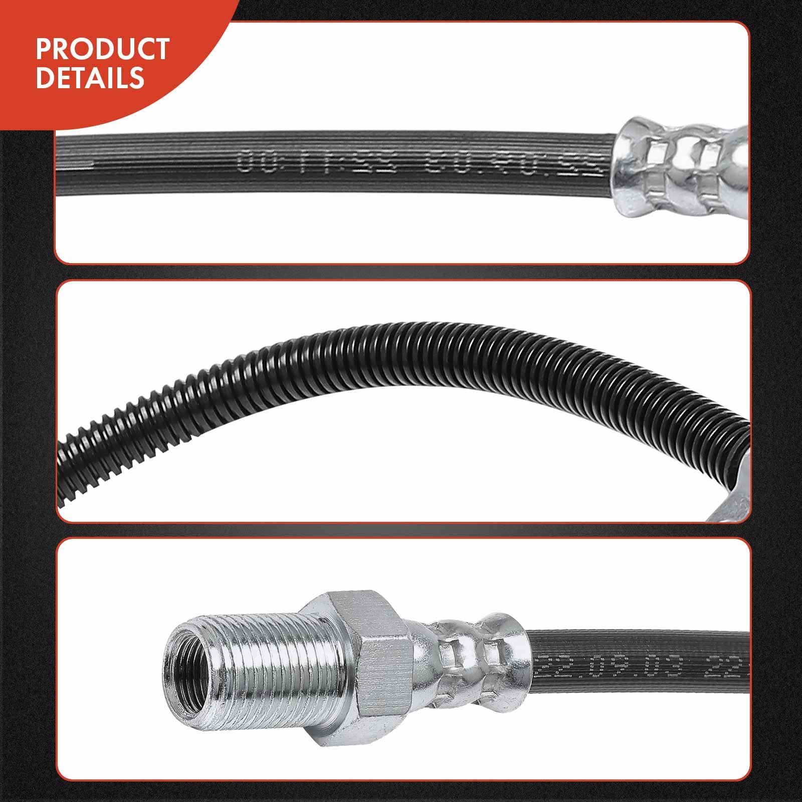 Amazon.com: A-Premium Front Brake Hydraulic Hose Compatible with  