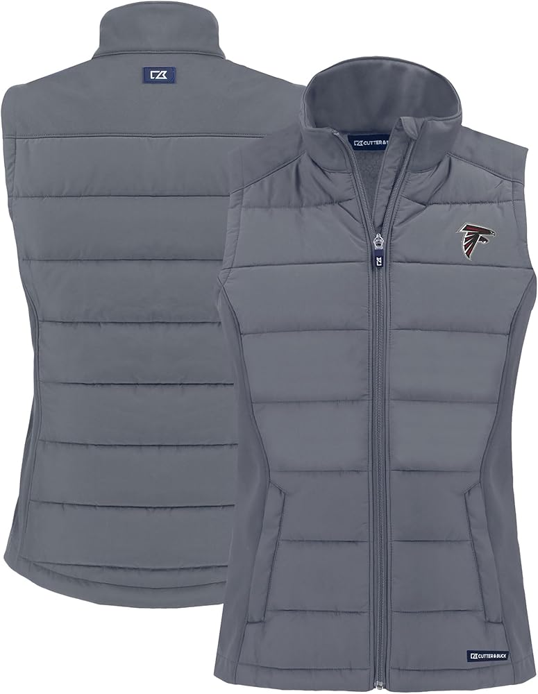 Cutter & Buck Women's Gray Atlanta Falcons Primary Mark