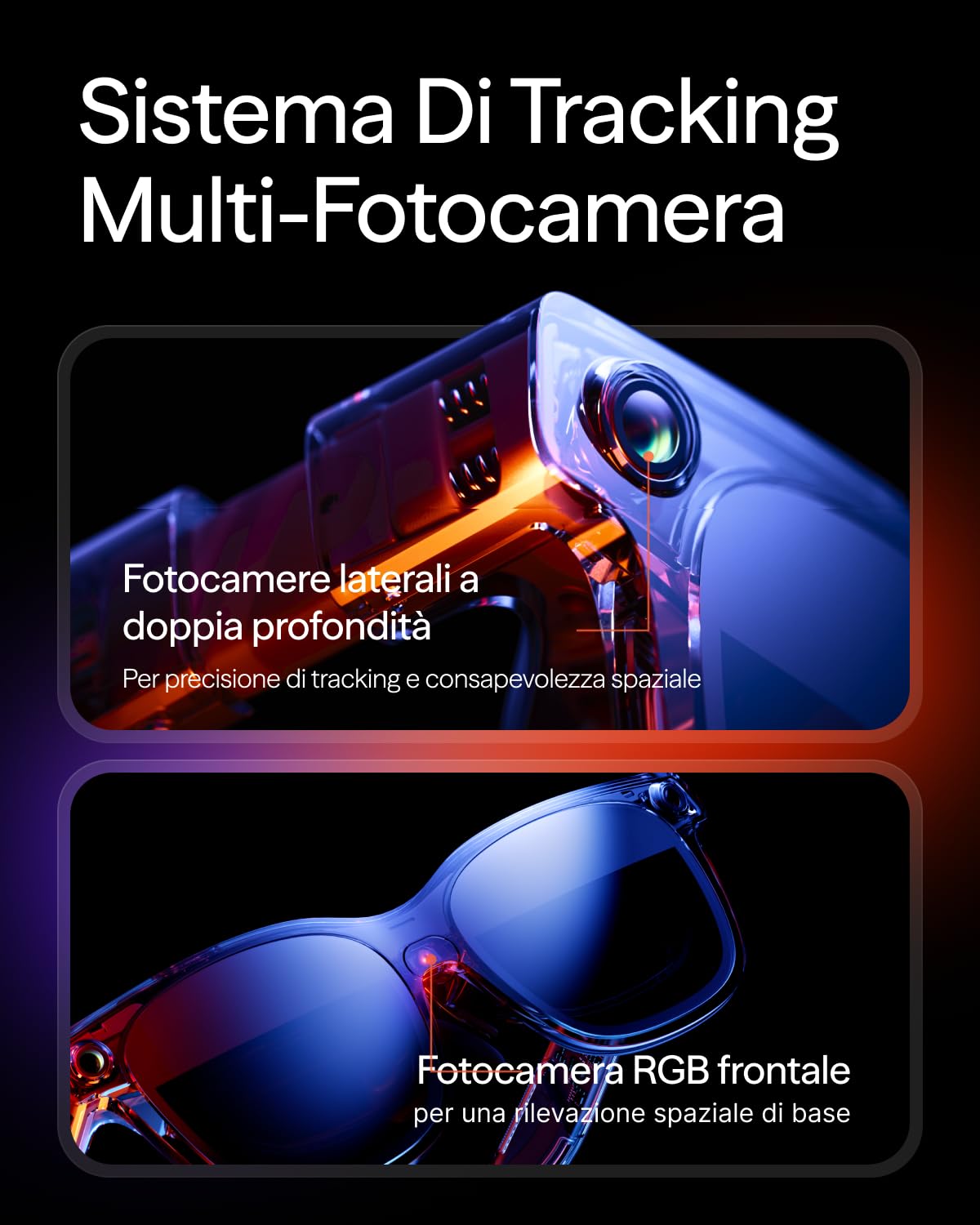 VITURE Luma Ultra Occhiali XR, 152'' 1500 Nits Occhiali AR 6DoF, 52° FOV, 2D in 3D, Film Elettrocromico, Occhiali Gaming per iPhone 17/16/15, PS5, PS4, Switch 2, Android, Mac, PC