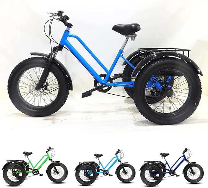 Triciclo todo terreno 7 velocidades 20" x 4.0 con canasto miniatura 3