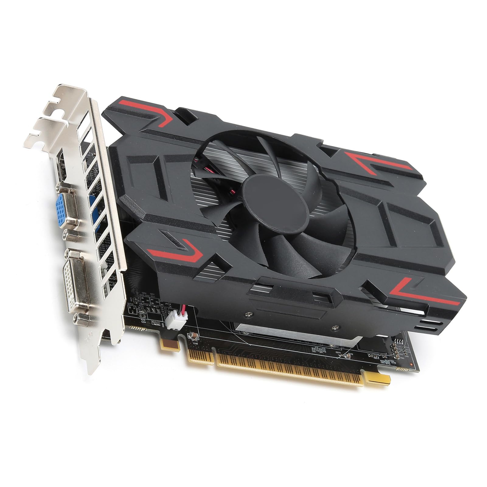 Karta graficzna, ATI HD6770 karta graficzna do gier, 4 GB 128-bitowa karta graficzna DDR5, gniazdo graficzne PCI Express 2.0, akcesoria do gier sieciowych