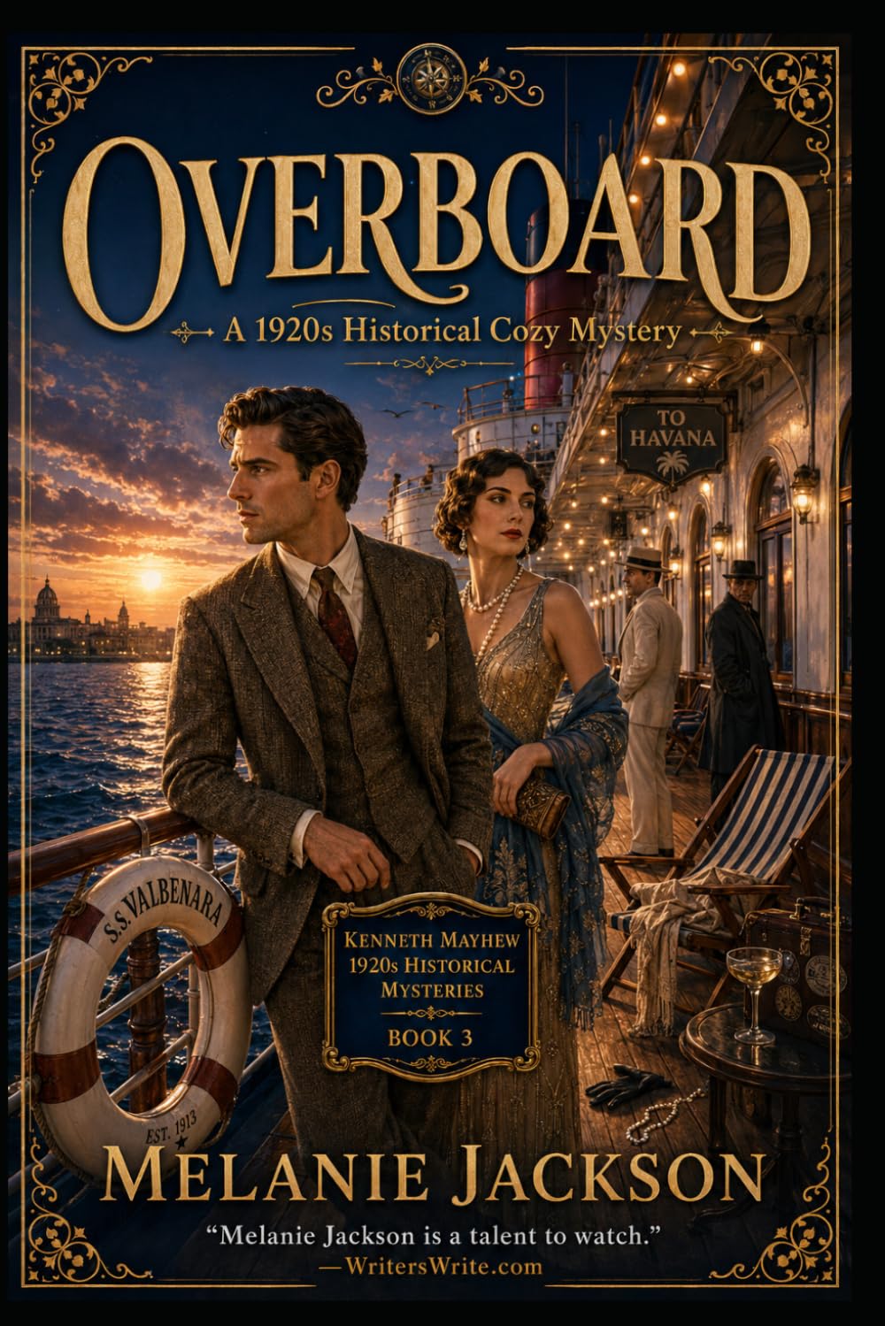 Overboard: A 1920s Historical Cozy Mystery (Kenneth Mayhew 1920s Historical Mysteries)
