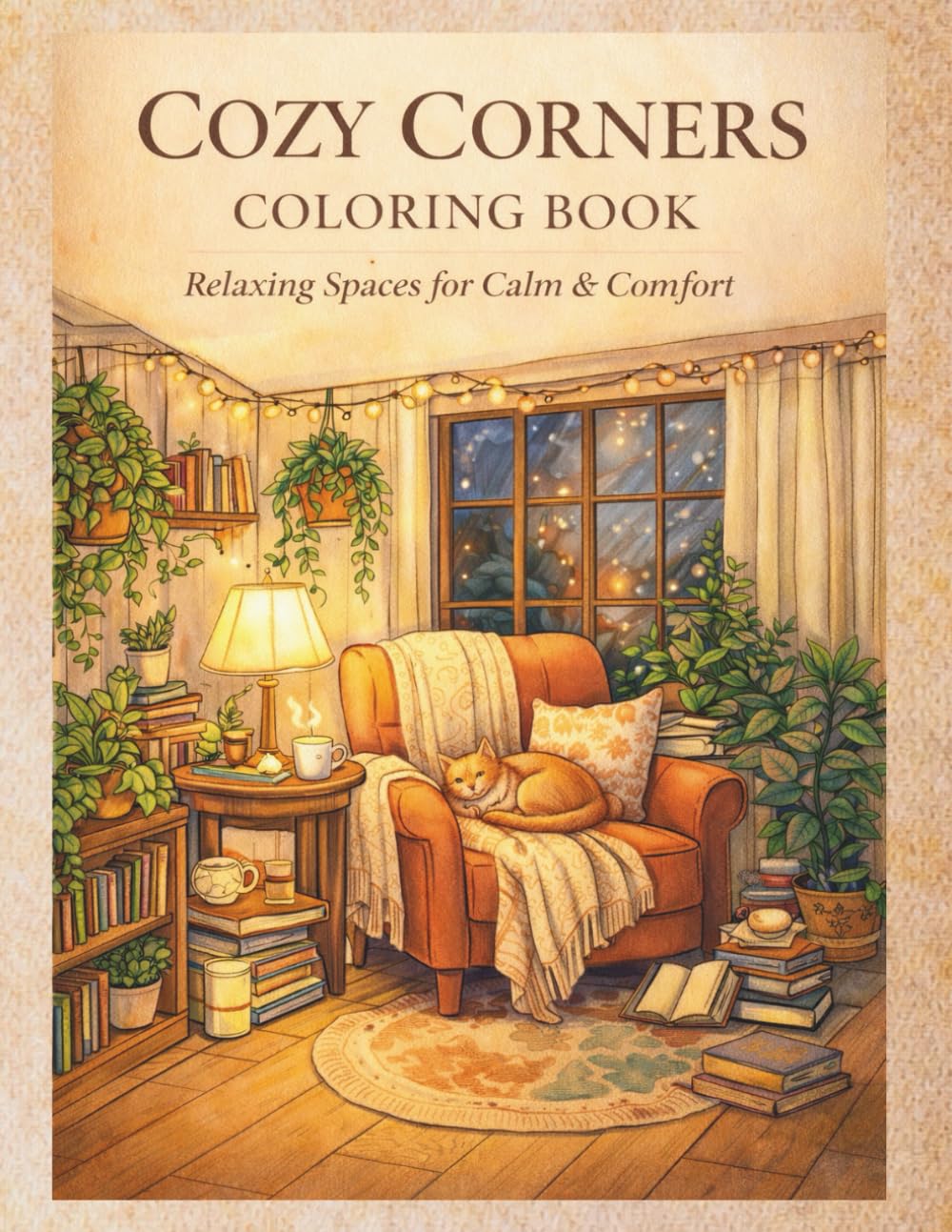 COZY CORNERS Coloring Book