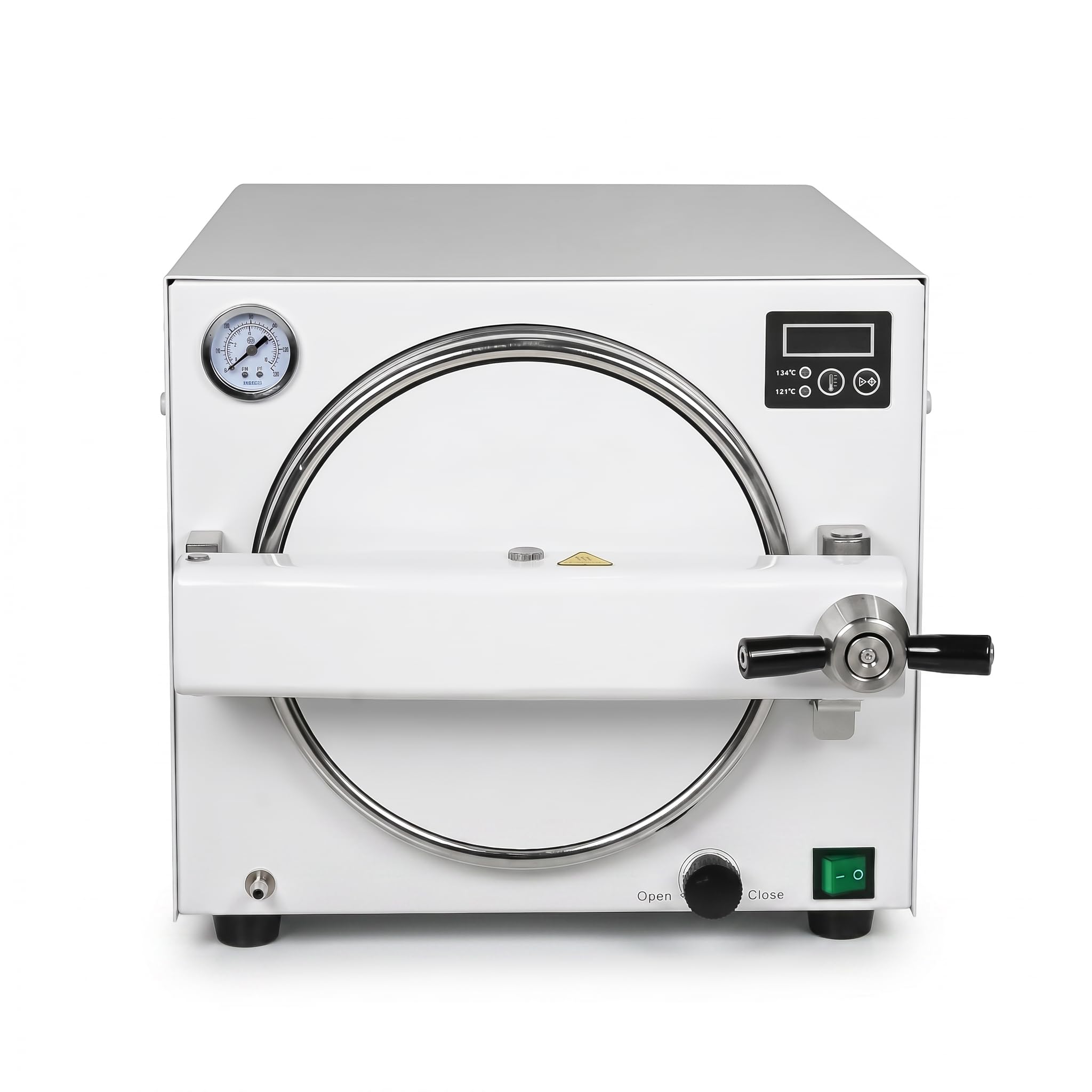 Esterilizador autoclave de mesa de 18 L, equipo de laboratorio de control de vapor de alta temperatura, ideal para oficinas pequeñas y uso clínico, solución de esterilización fiable
