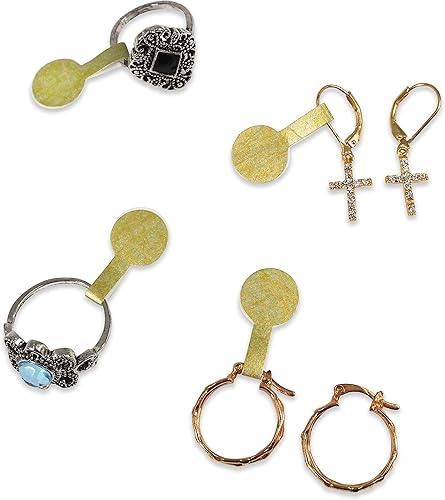 Miniatura 5 de 500 Gold Tyvek Long Dumbell Jeweller Repair, Price and Identification Tags - 1 78 x 12