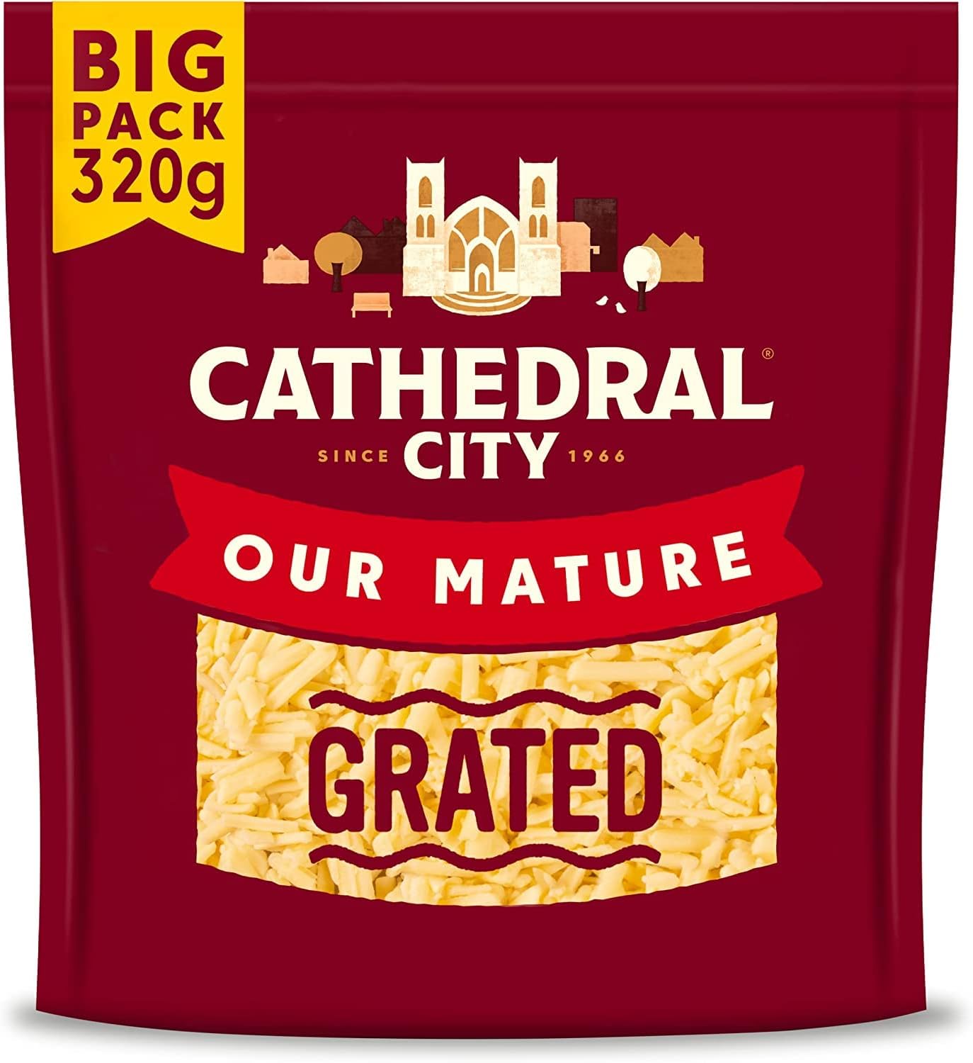 Cathedral City Grated Mature Cheddar Cheese 320 g