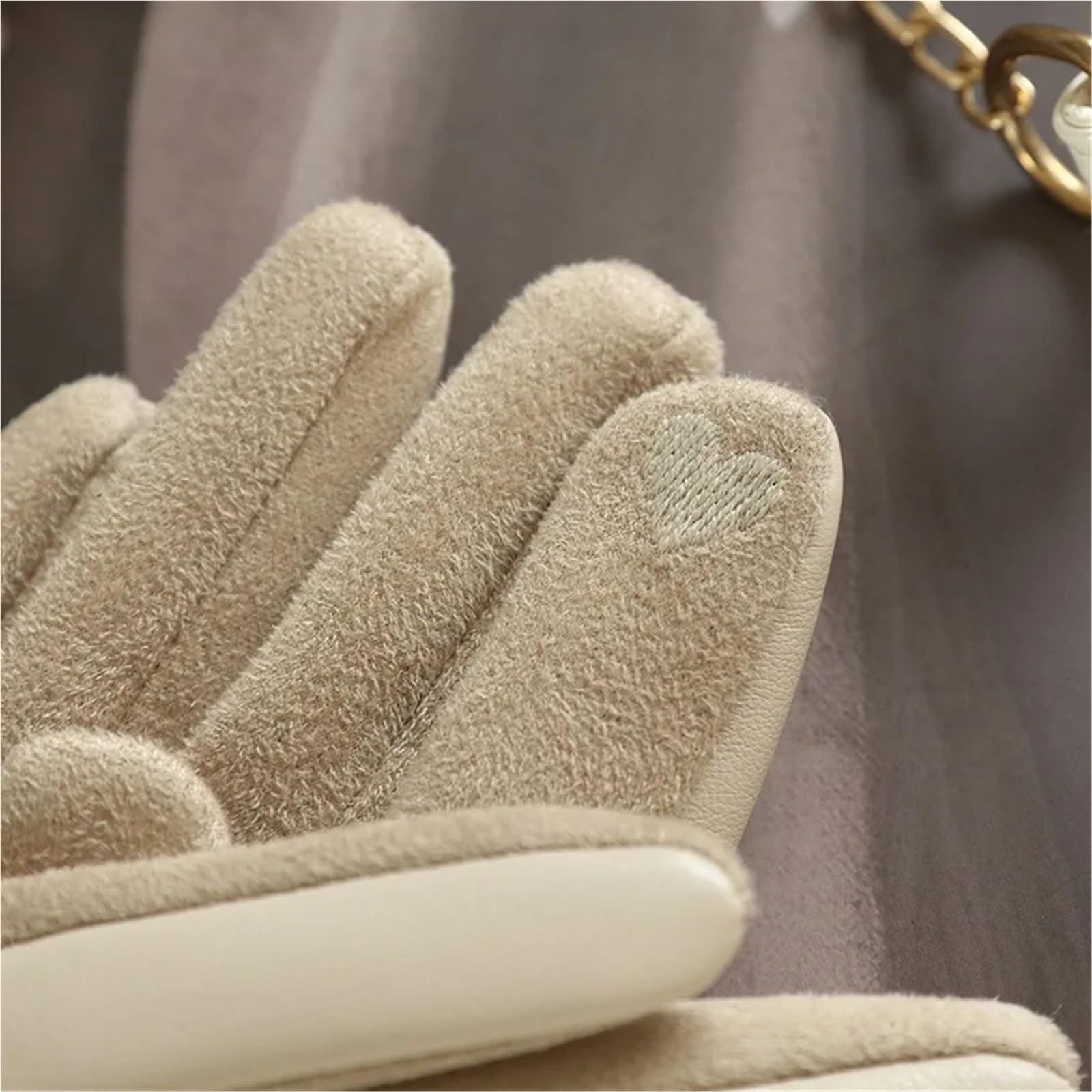 Guanti In Pelle Da Donna Guanti invernali da donna in pelle spessa, eleganti, retrò, ciclismo, for tenere al caldo, antivento, morbidi e confortevoli Per Donna