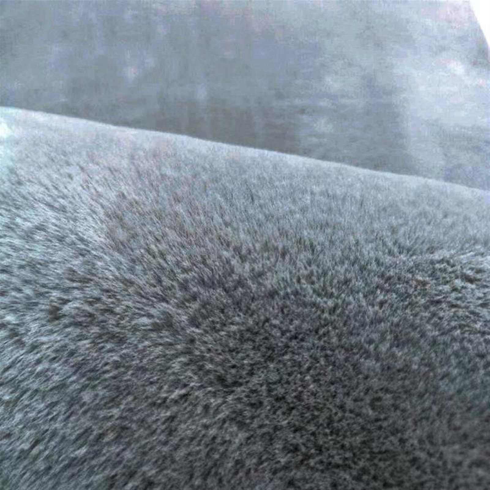 Tapis fausse fourrure pour salon antidérapant et facile à laver