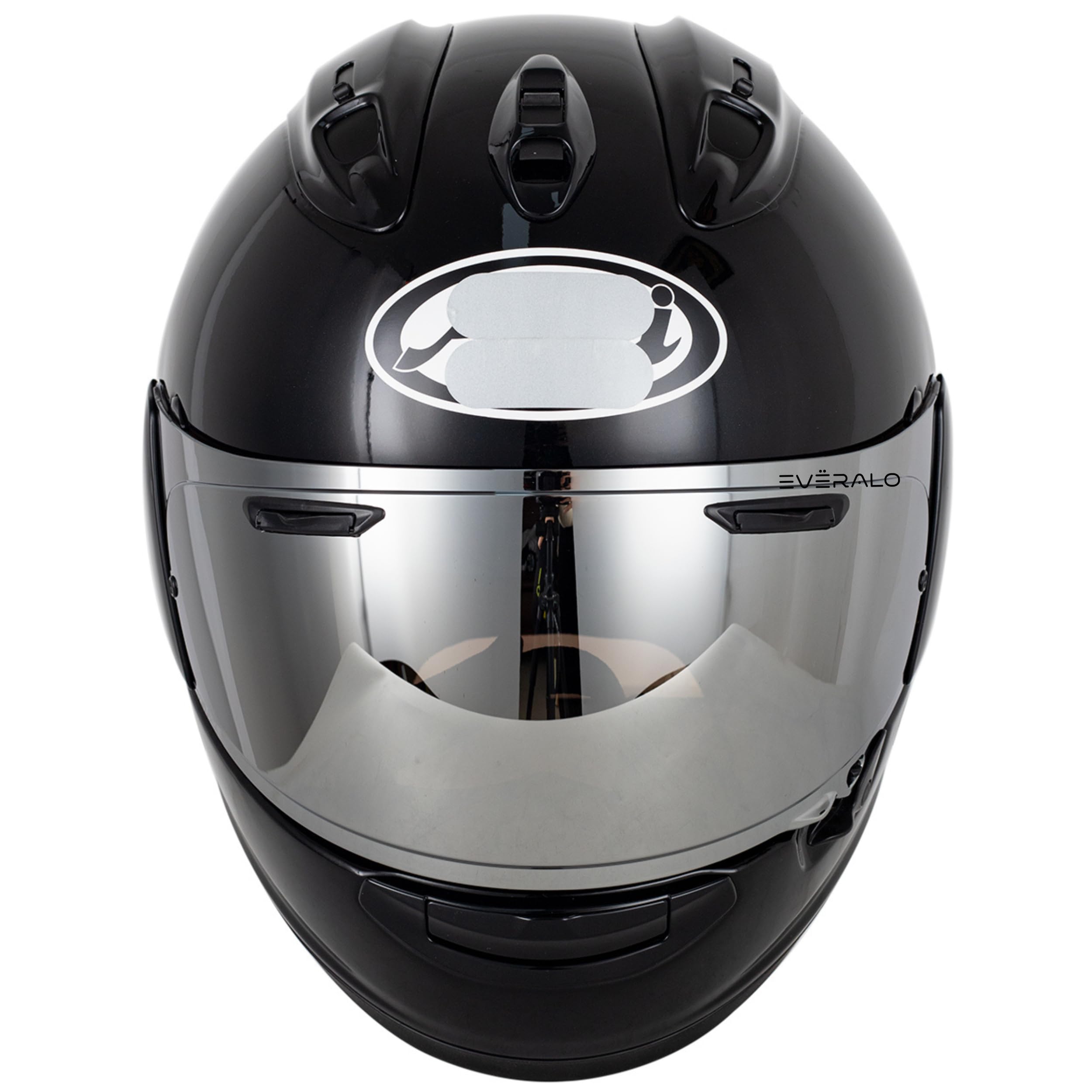 kompatibel mit Visier Arai Chaser X - Rx7v - Rx7x - Quantic - Quantum X - Concept X - Concept Xe - Renegade V - Profile V - Qv Pro - Vas V (Verspiegelt Chrom)