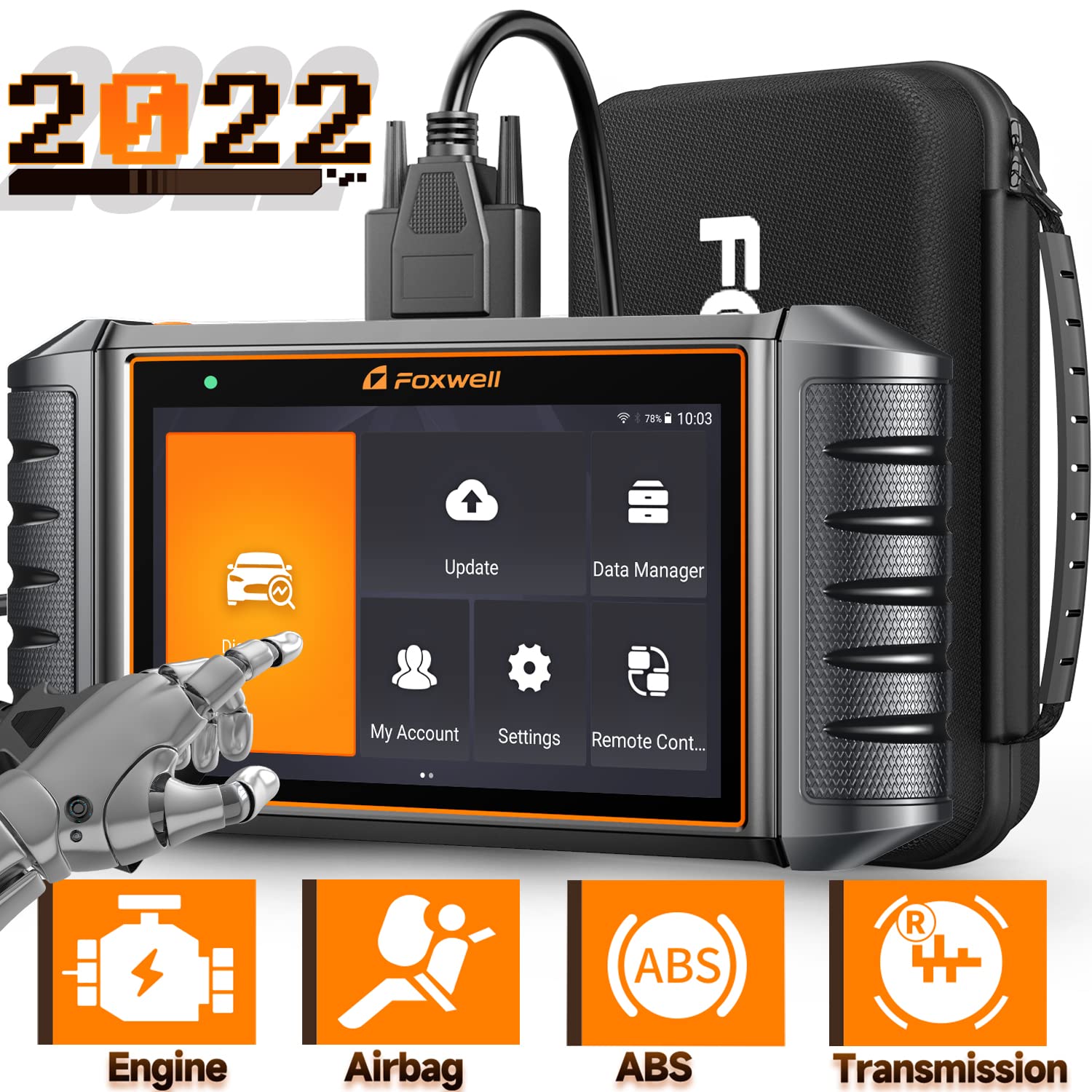 Buy FOXWELL NT706 OBD2 Scanner ABS SRS Airbag Scan Tool 2023 Elite