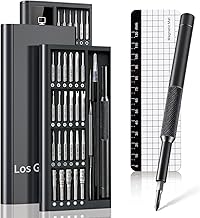 LOSGATOS Precision Screwdriver Set Mini Tool: Small Screwdriver Set with 47 S2 Bits - Precision Repair Tool Set for Mobile Phone, PC, Laptop, MacBook, iPhone, Computer, PS4, PS5, Glasses etc