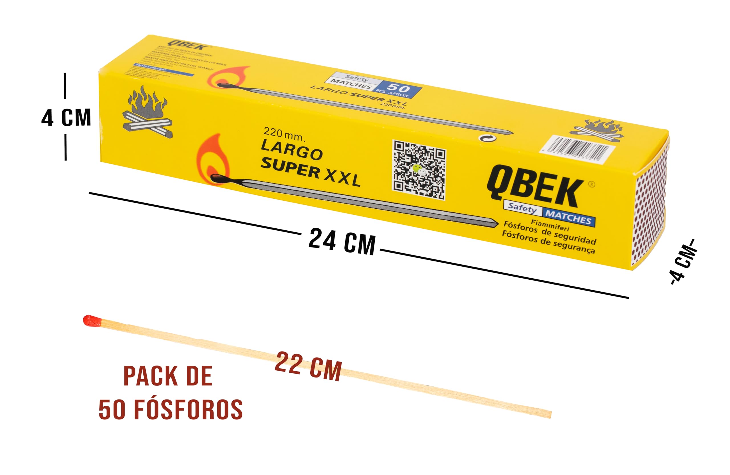 BRICOMIRAS Pastillas Encendido Chimenea con Pack de 50 fósforos para Prender Fuego en chimeneas, barbacoas, hornos de leña, carbón, etc. - Enciende Fuegos fácil y rápido (360 Pastillas + 50 fósforos)
