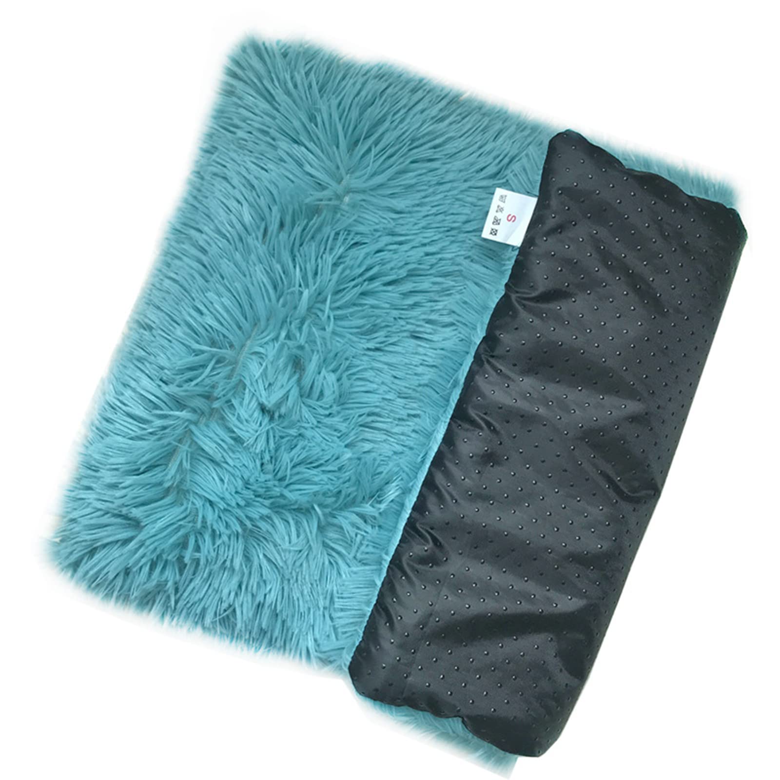 PETCUTE Large Dog Bed Washable,Dual Purpose,Dog Crate Mattress,Calming Fluffy Anti Anxiety Dog Beds Deluxe Plush Pet Cushion Bed Mat,Machine Washable,for All Seasons,S