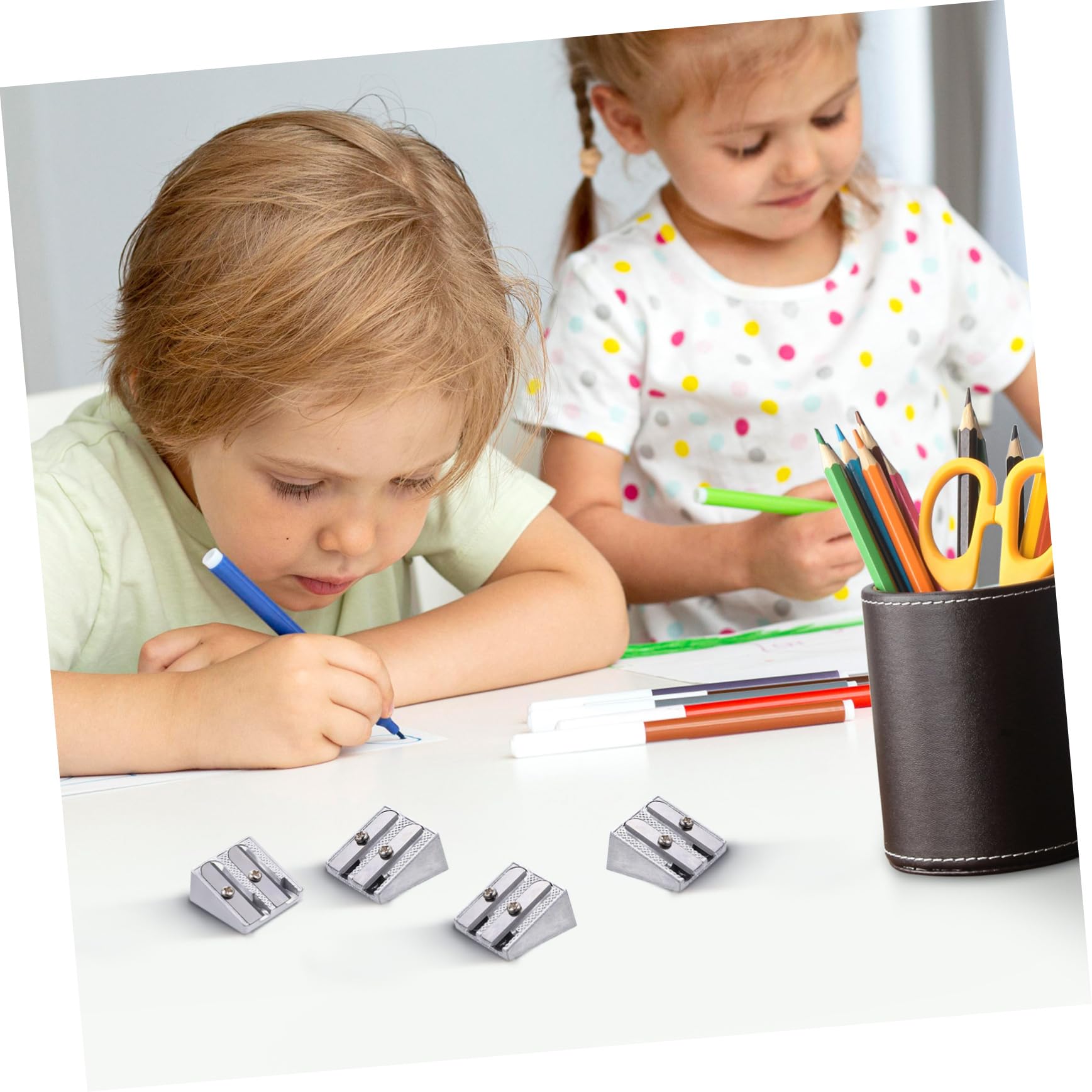 100pezzi Temperamatite Affilatori Accessori Per e Scuola Affilatura e Precisa Per Normali e