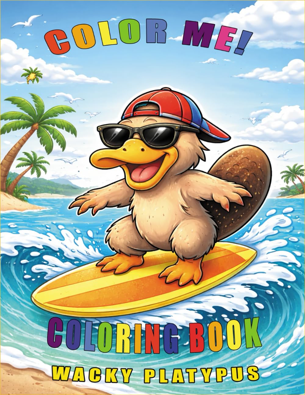COLOR ME! COLORING BOOK WACKY PLATYPUS