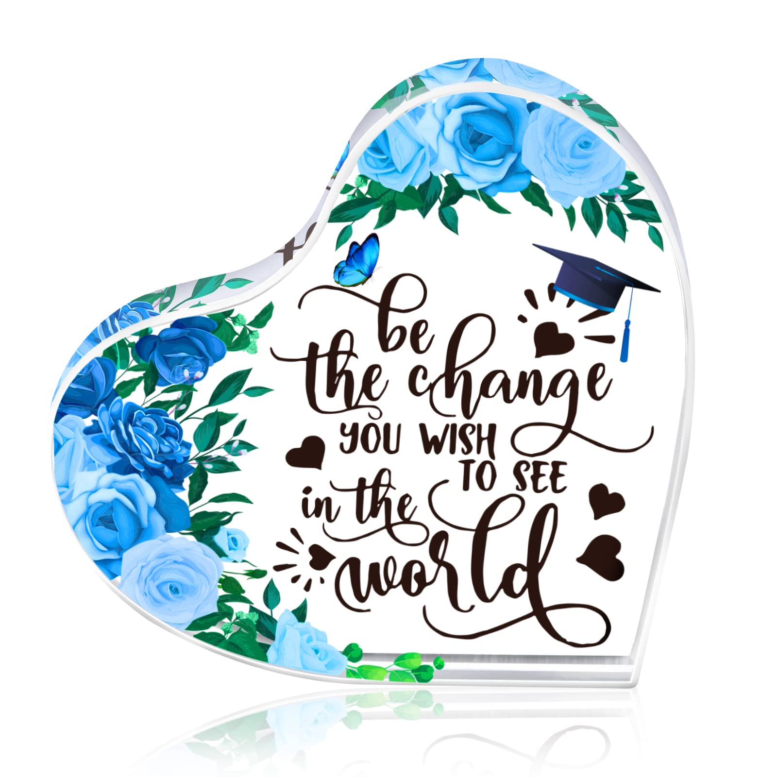 D4DREAM High School College Graduation Gifts for Her Him Seniors Inspirational Motivational Quote Keepsake and Paperweight Gifts Spiritual Gifts for Graduates Women Men Girls Boys Daughter Son