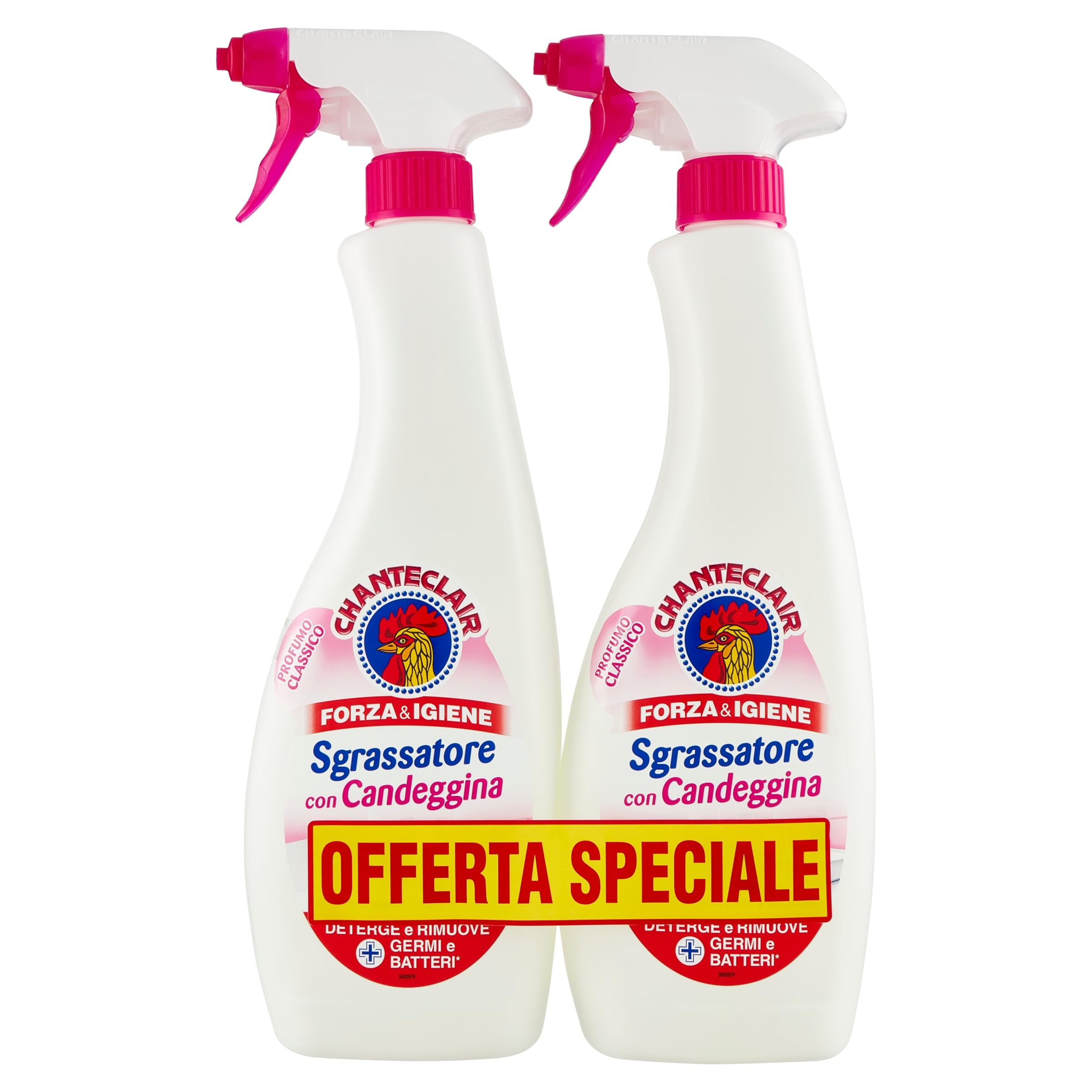 Chante Clair Degreaser with Bleach Universal Hygiene Spray 625 ml offered by 2 pieces