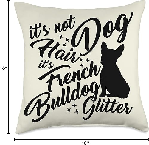 Miniatura 6 de Cojín de regalo para el propietario de Bulldog francés, diseño de bulldog francés, 16 x 16, multicolor