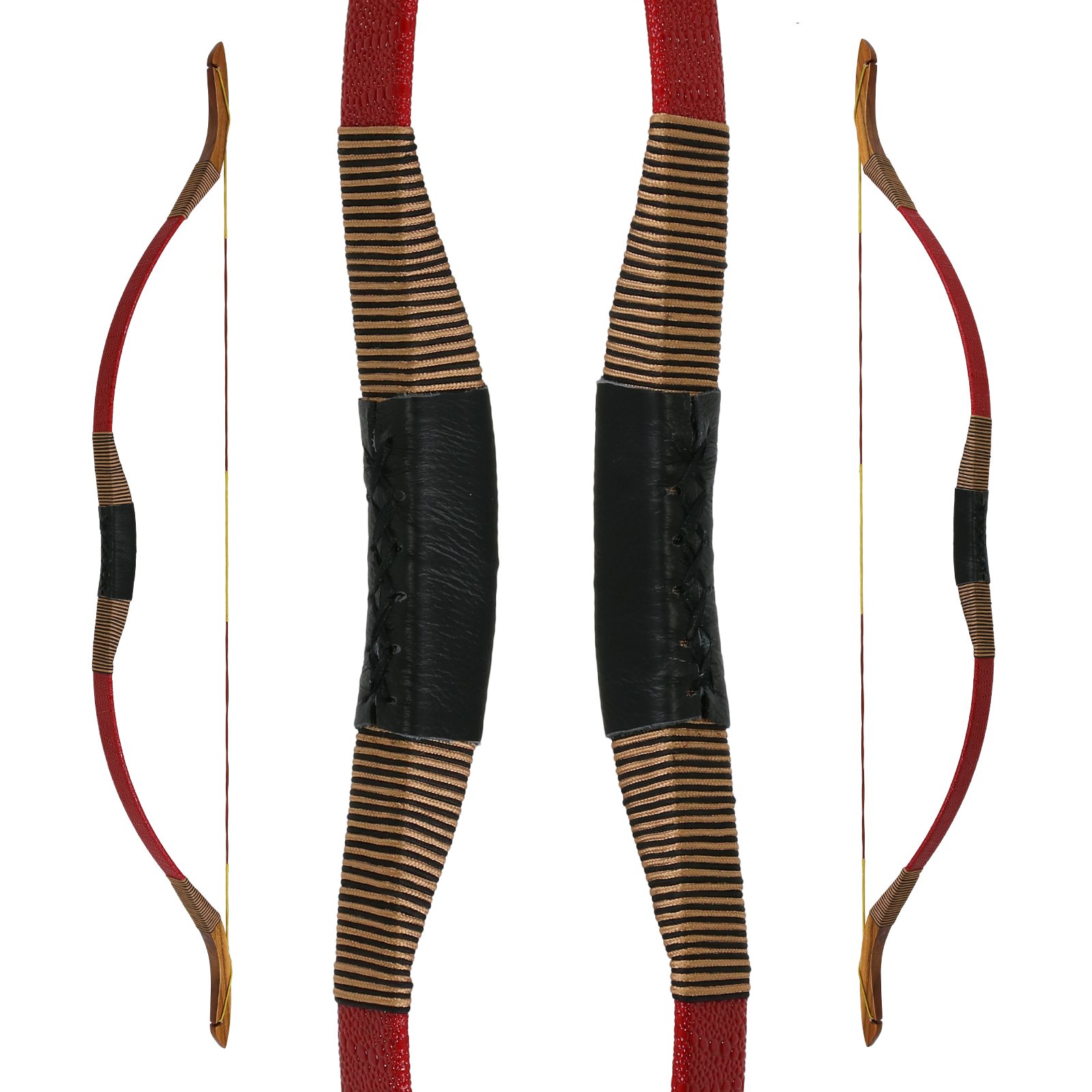 Drake Archery Traditioneller Reiterbogen, 130 cm, 25 lbs