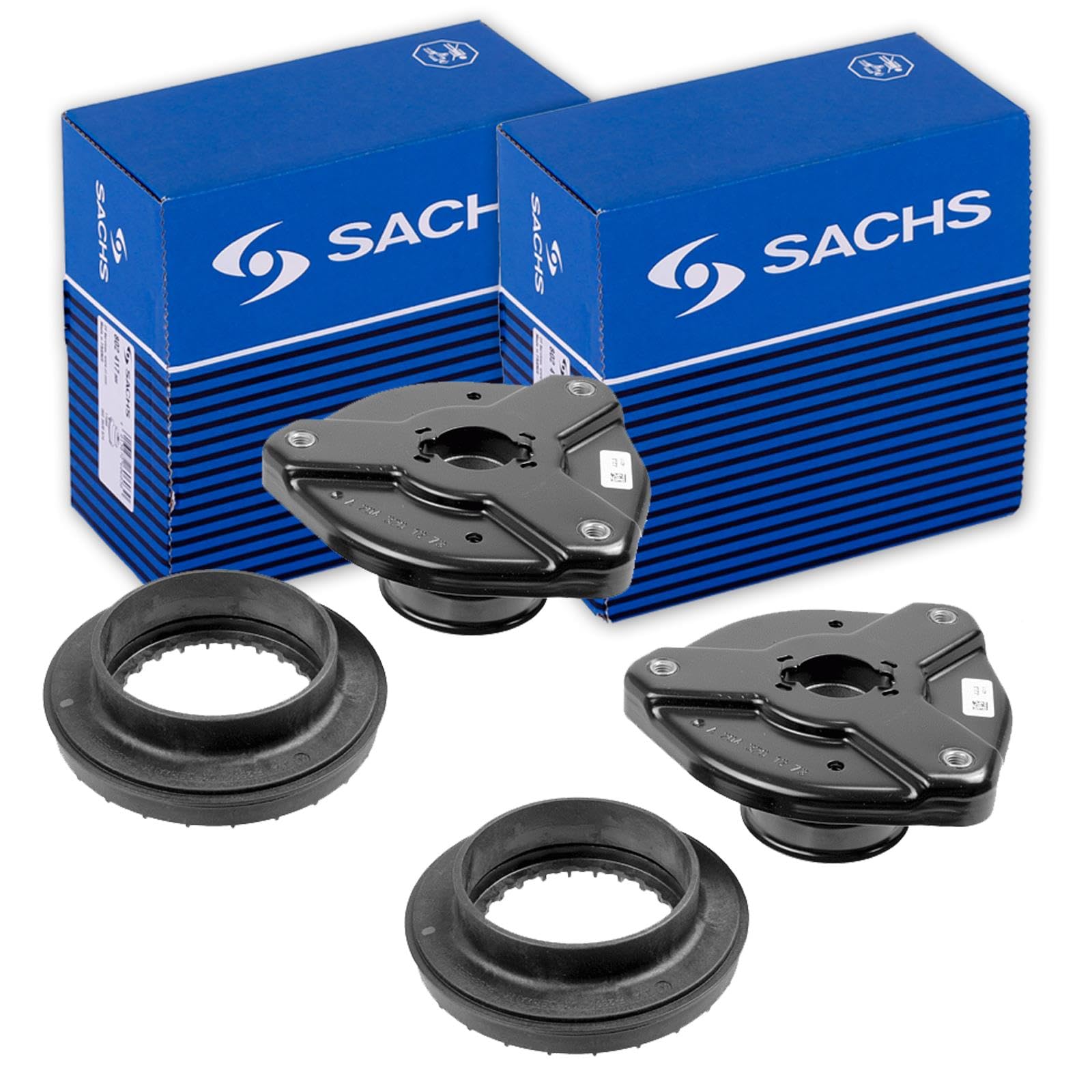 2x Sachs Federbeinlager Domlager vorne | 2x 802445 Kompatibel mit C-Klasse (W204),C-Klasse T-Model (S204)