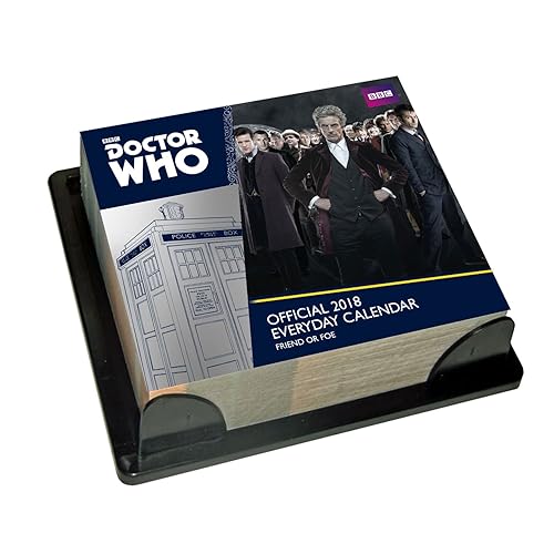 Doctor Who Official 2018 Desk Block Calendar - Page-a-Day Format Desk Calendar (Desk Block Calendar 2018)