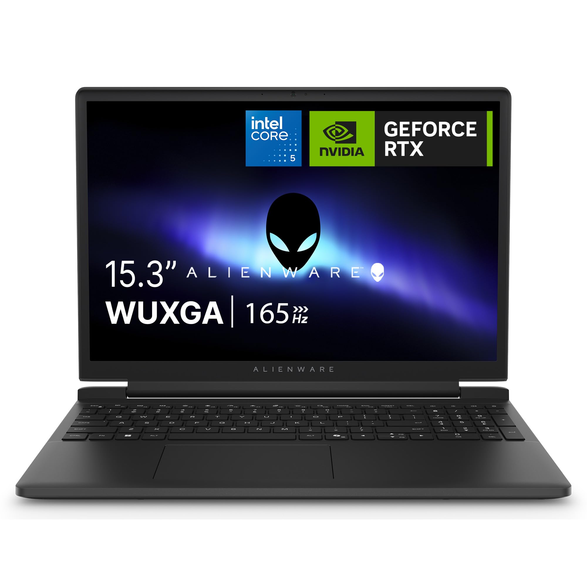 Alienware 15 Gaming Laptop - Intel Core 5 210H, 16GB RAM, 512GB SSD | 15,3'' WUXGA 165 Hz Display, NVIDIA GeForce RTX 4050, Win 11 Home, 2 anno di assistenza onsite, 3 mesi di Game Pass