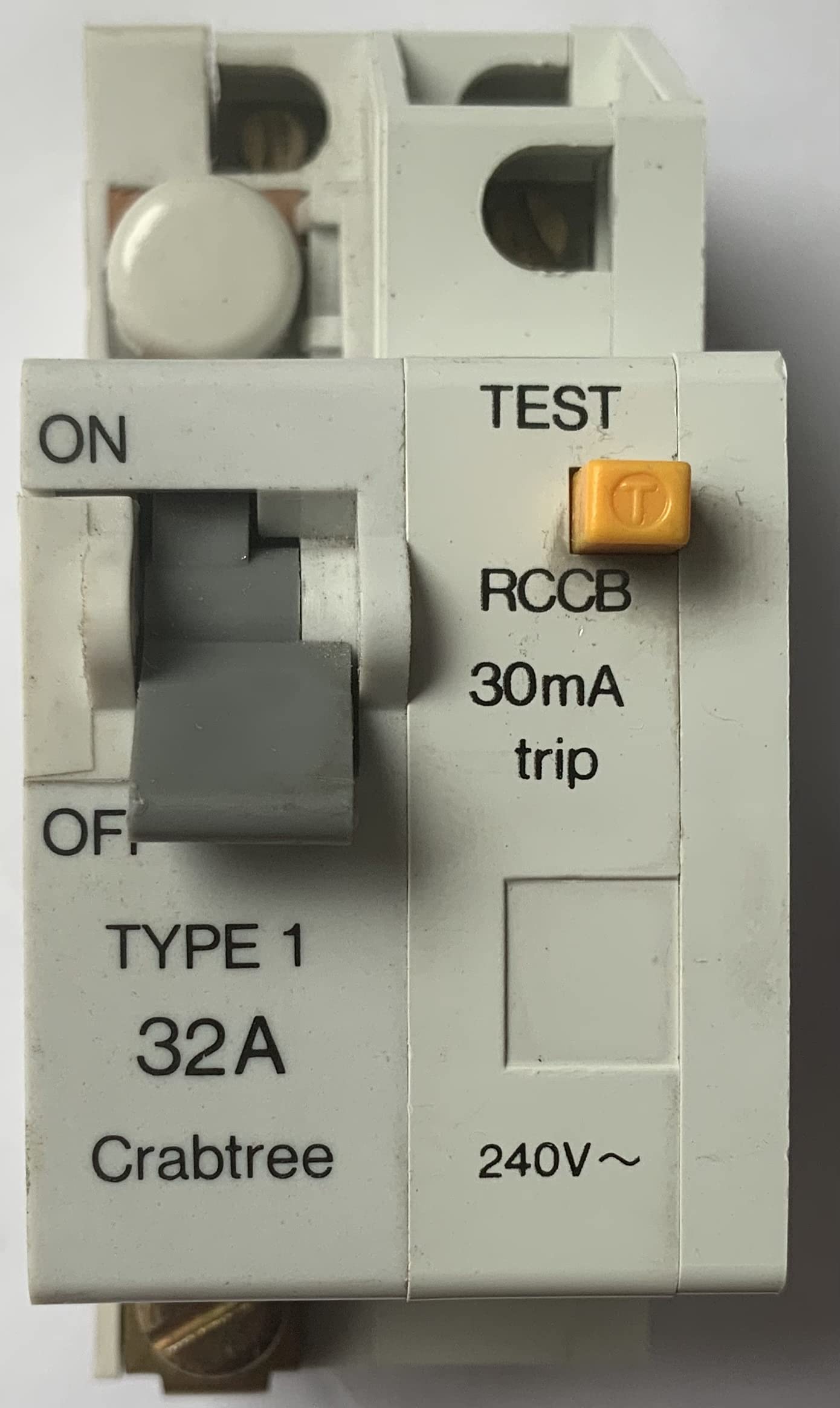 Crabtree SB6000 RCCB 32A 30mA 32A Type 1