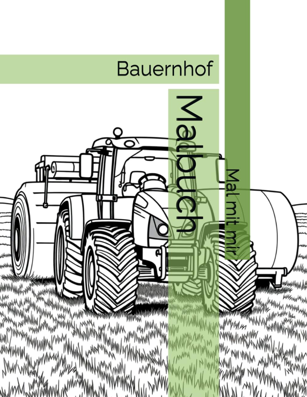 Malbuch: Bauernhof