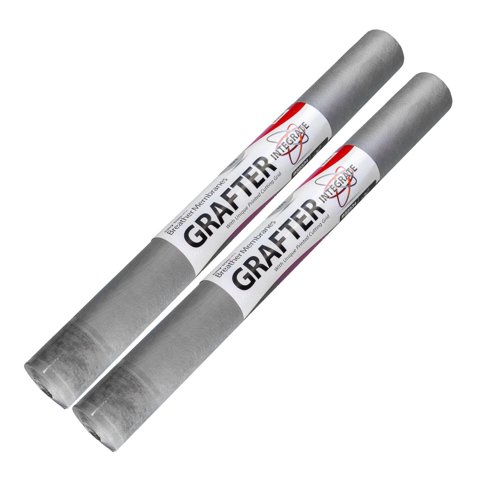 Grafter Integrate 100 Breather Membrane Roofing Felt (1m x 20m) - 2 Pack