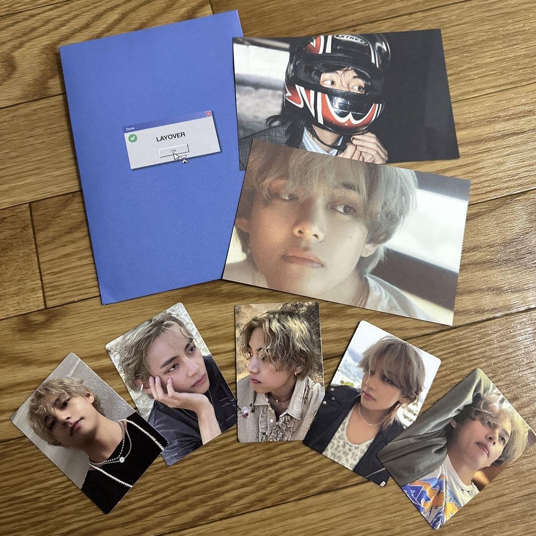 Amazon.co.jp: bts v テテ layover 青ver. セット : おもちゃ