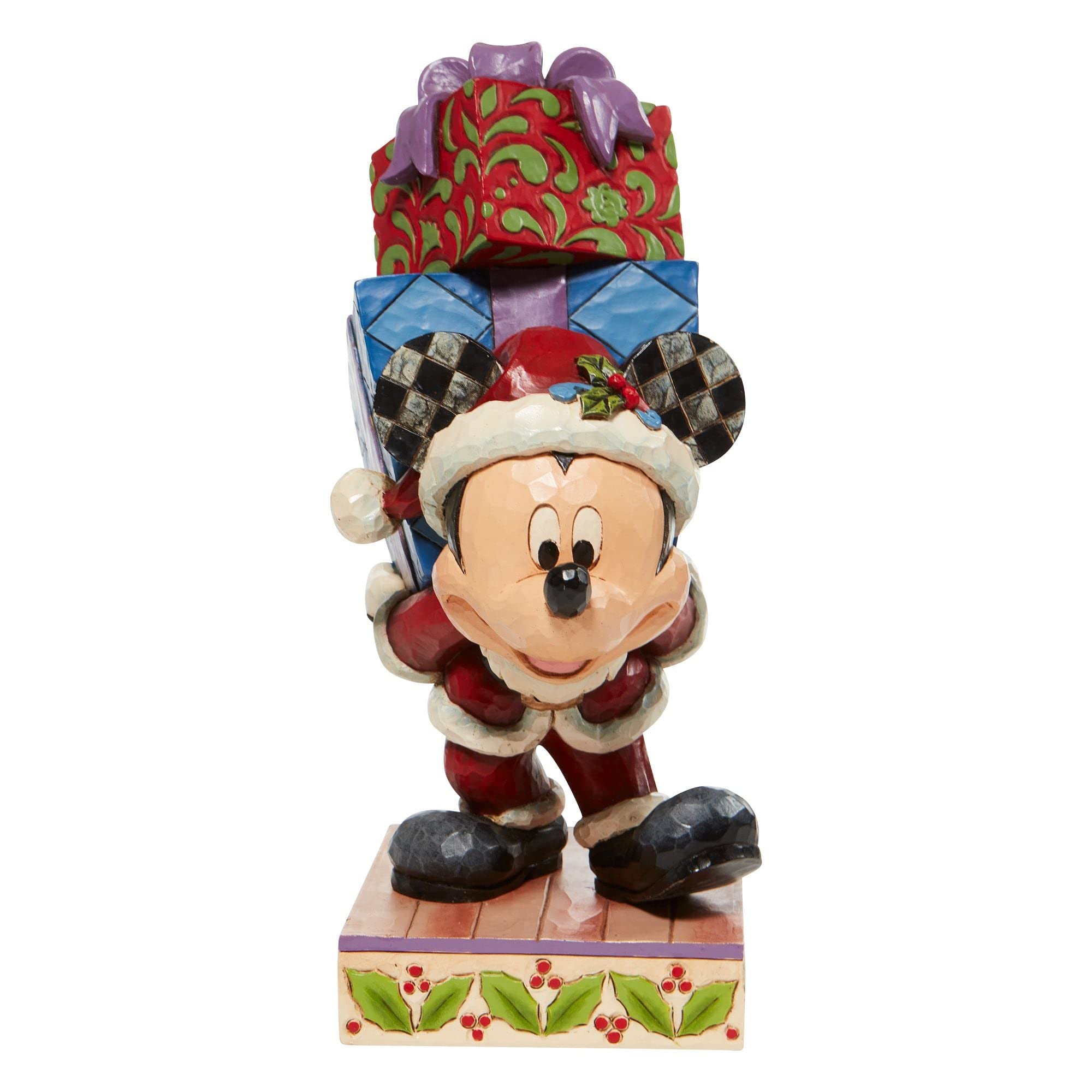 Figurine Mickey avec Cadeaux Enesco Disney Traditions multicolore de 22 cm