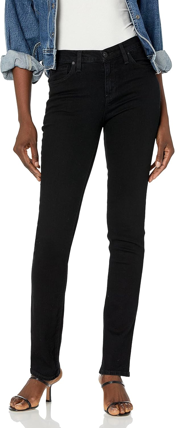 Hudson Womens Nico Mid-Rise Straight Leg Ankle Jean - Image 2