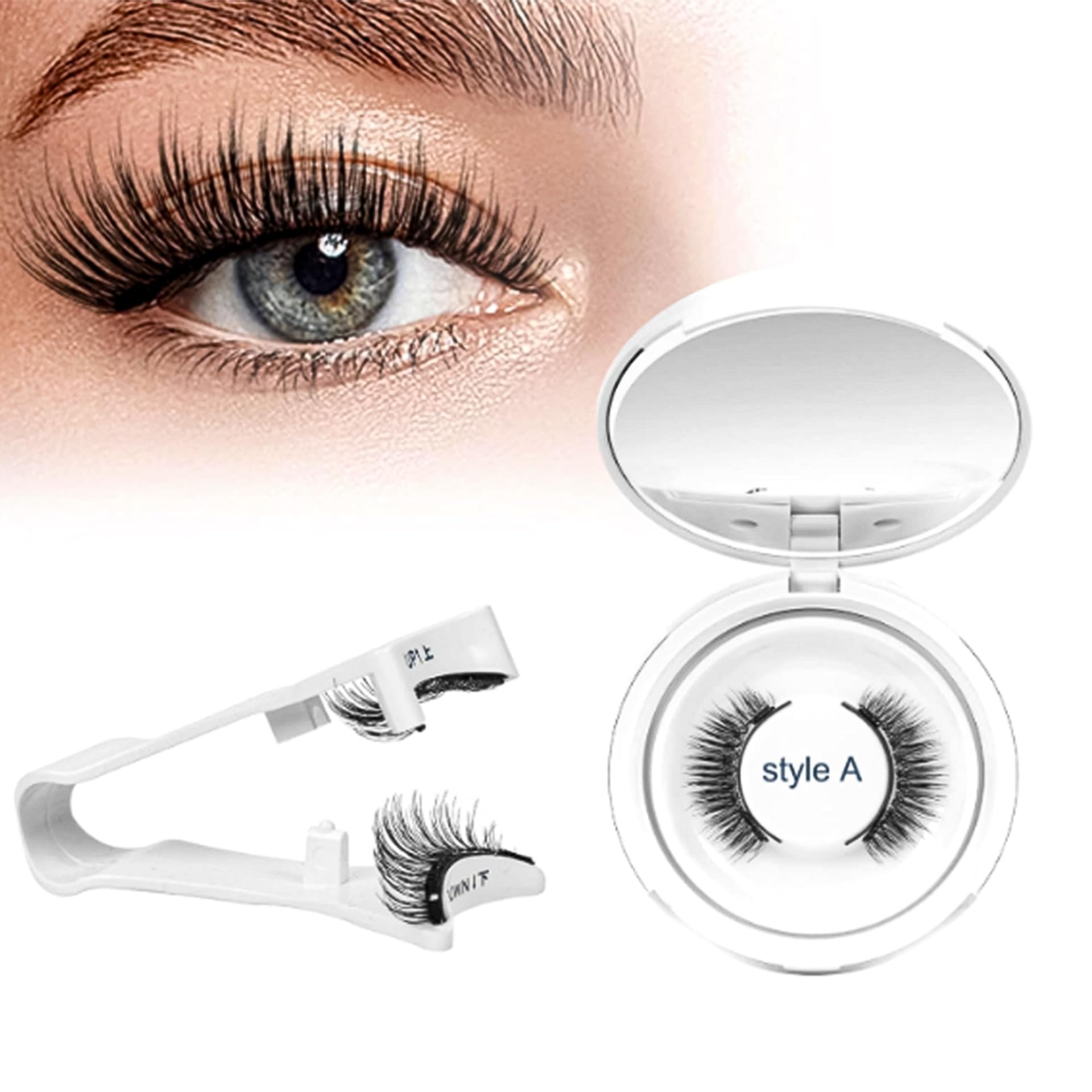 Magnetische Wimpern mit Natürlichem Look - Wiederverwendbare und Tragbare Magnet Wimpern
