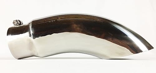 Miniatura 2 de Punta de escape diésel de 5.00 x 16.00 pulgadas de largo y 5.00 pulgadas de entrada WTD50016-500-BOSS-HP-SS - Punta de escape de acero inoxidable