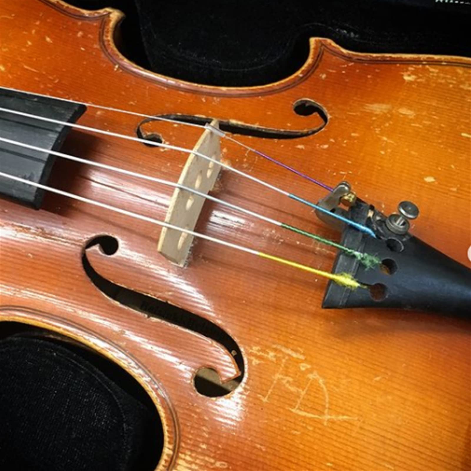 Partes violín 4/4 Strings De Violín Fiddle String Dominant Media Violin Strings Full Set G D A E Instrumentos De Cuerda