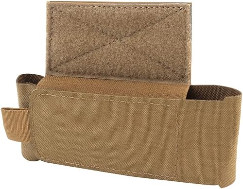 TQ Holder with Hook&Loop,Medical Pouch, Elastic Nylon TQ Tourniquet Flap Pouch VerticalHorizontal 2-Way TQ Carrier