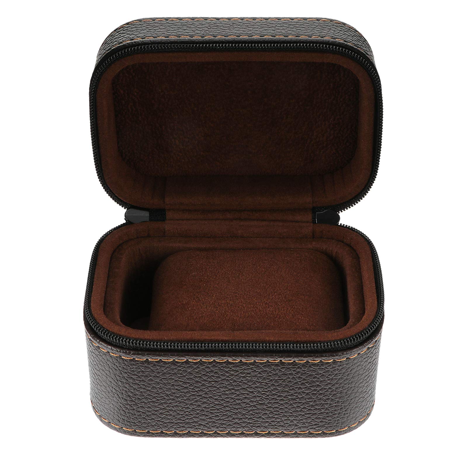 Hemobllo 1pezzi Scatola Per Orologi in Pelle Portatile Organizzatore Per Collezione Di Orologi Custodia Per Da Viaggio Cerniera