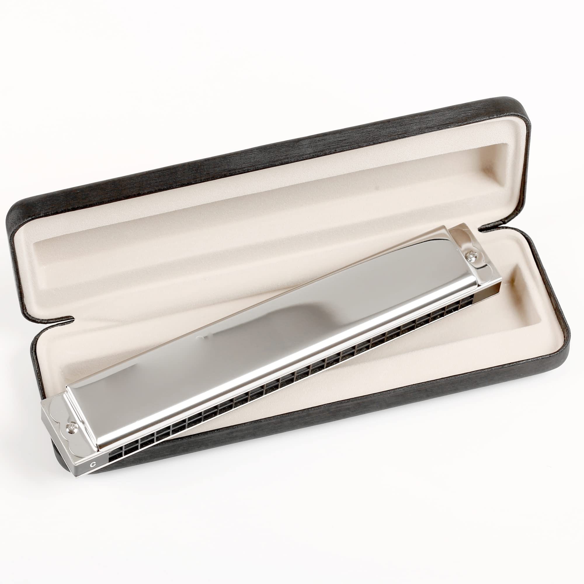 Harmonijka Dla Dorosłych Początkujący 24-dołkowy Instrument Muzyczny C-tune Polifoniczna Harmonijka Ustna Harmonijka Dla Początkujących (Color : 01)