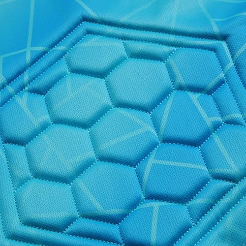 Miniatura 2 de TiaoBug Kids Boys Gladiator Goalkeeper Jersey Padded Goalie Shirt Soccer Jersey Sports Team Training Uniforms