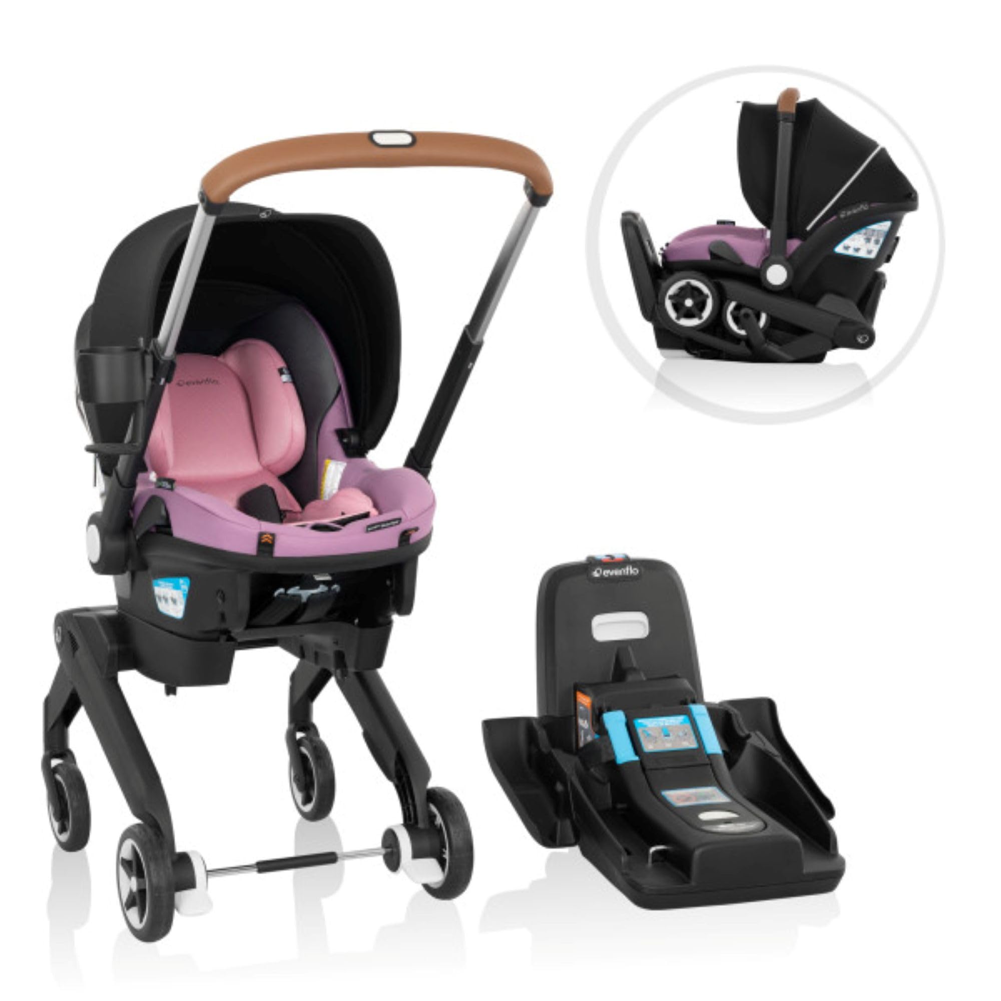 Evenflo Shyft DualRide Preemie and Infant Car Seat Stroller Combo