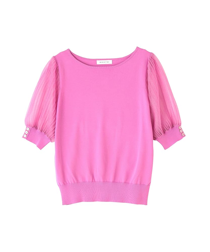 ピンクスーツ ナチュラルビューティベーシック 楽天市場】【SALE／10%OFF】シアーギャザーペプラムブラウス