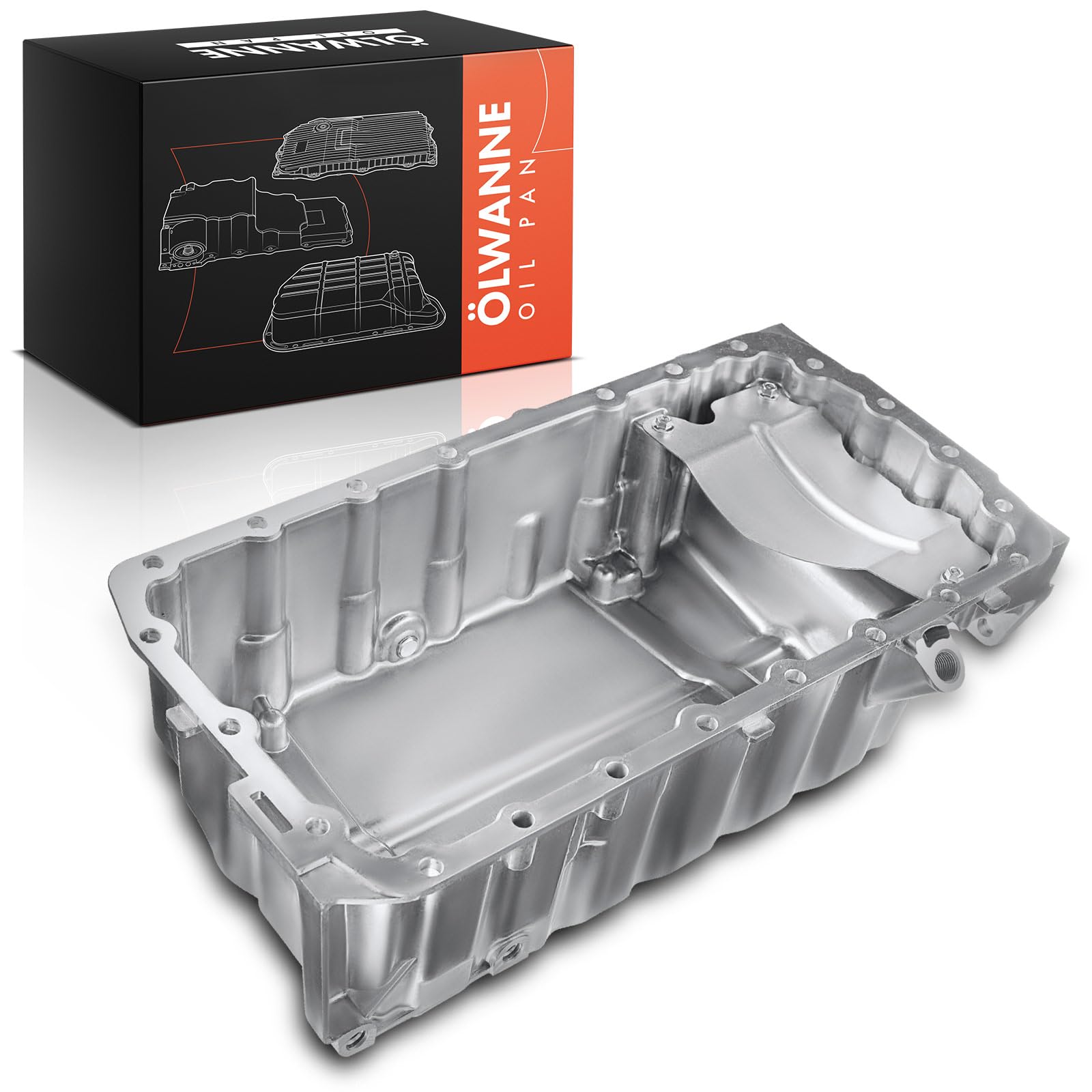 Frankberg Coppa dell'olio Coppa dell'olio Motore Diesel Compatibile con Galaxy WA6 2.0L Mondeo IV Turnier BA7 2.0L K.u.g.a I 2.0L S-Max WA6 2.0L C4 Grand Picasso I UA 2.0L Replace# 0301.Q3