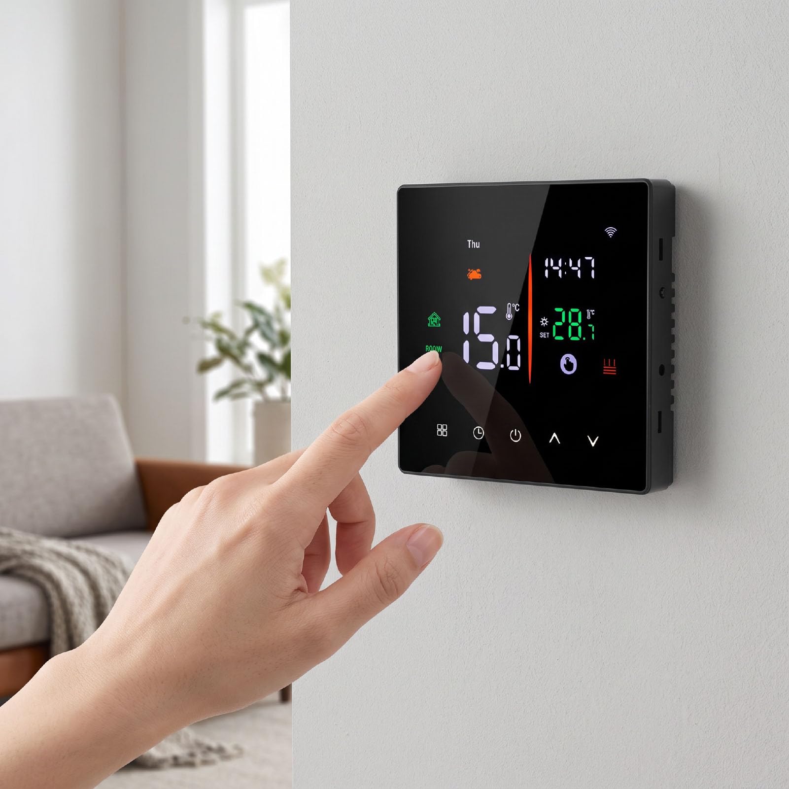 Fabater Termostato Intelligente con Controllo Remoto APP