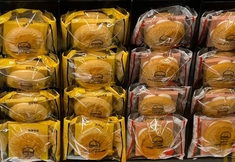 Amazon.co.jp: 東京駅限定 キャプテン スイーツ バーガー 2種