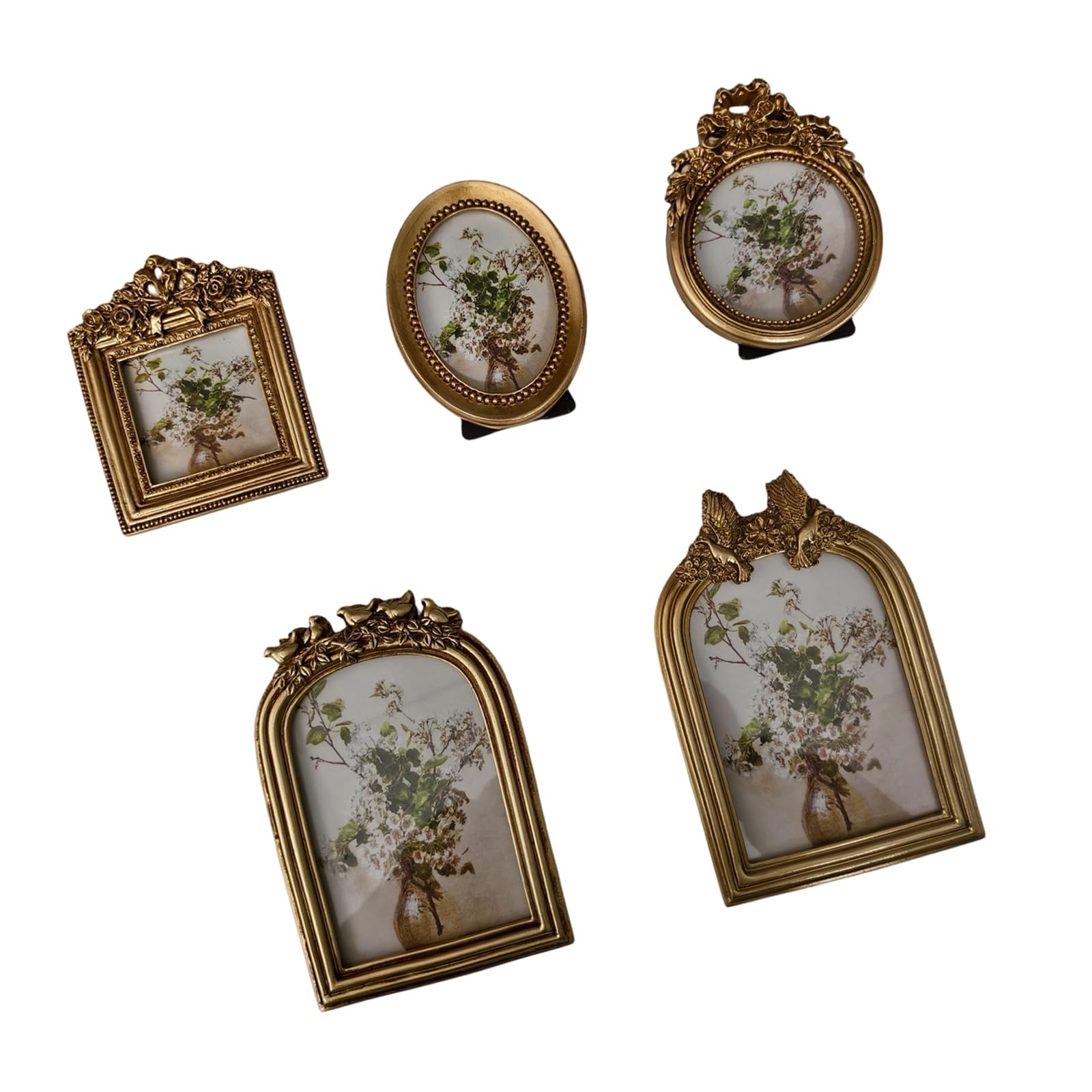 Kaeltsyn Ornate Photo Frame for Tabletop Wall Display, Decorative Home Gallery Art Ornate Decorative Art